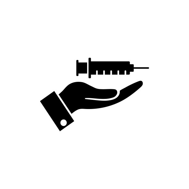 疫苗图标，Covid-19，疫苗接种标志孤立在白色背景上图片下载