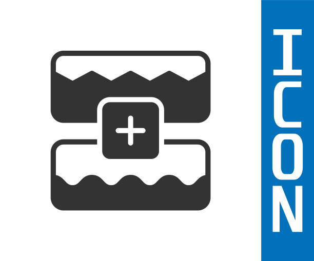 灰色音乐波均衡器图标孤立的白色背景。声波。音频数字均衡器技术，控制台面板，脉冲音乐。向量图片下载