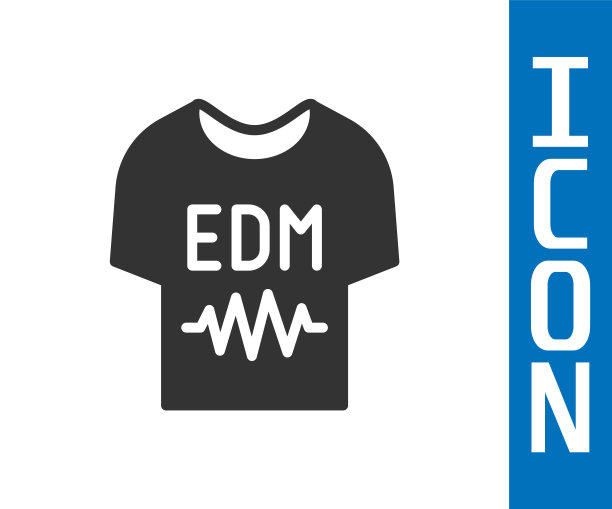 灰色t恤图标孤立在白色背景。向量图片下载