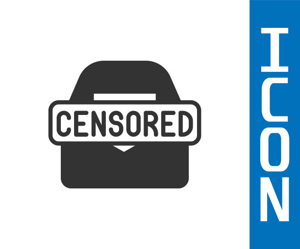 灰色删减邮票图标孤立在白色背景。向量图片下载