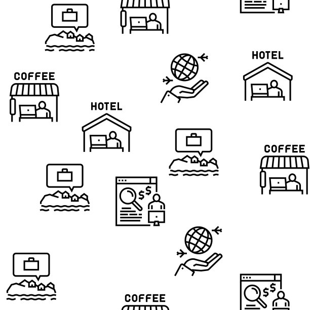 数字游牧民无缝模式图片下载