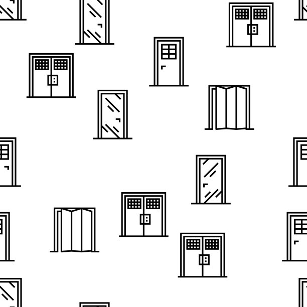 内门类型无缝花纹图片下载