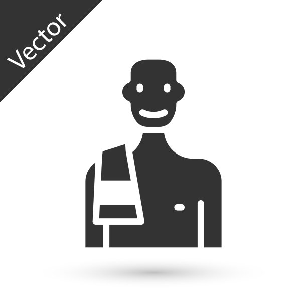 灰人在桑拿图标孤立在白色图片下载