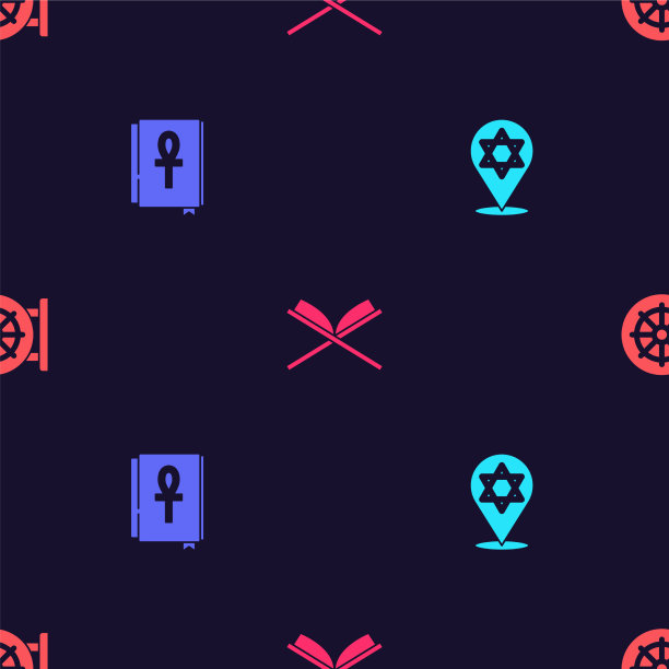 定星大卫十字章书神圣可兰经和图片下载