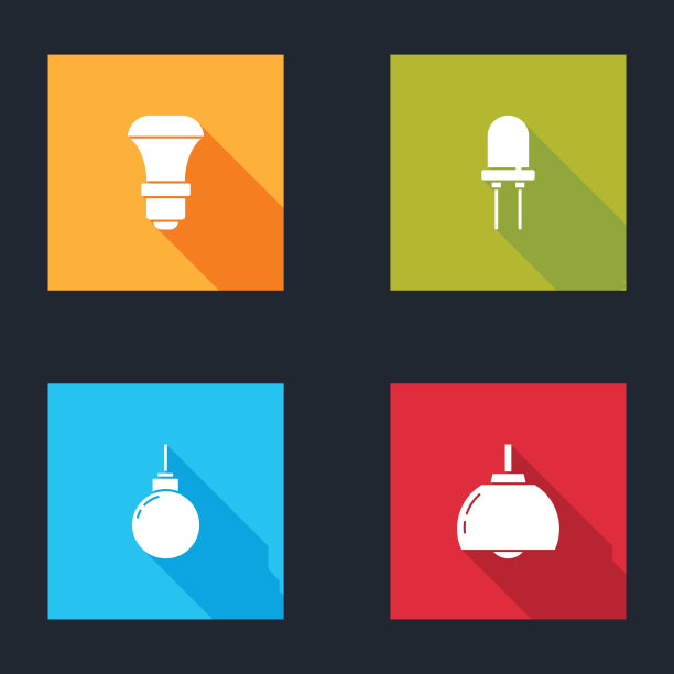 设置led灯泡发光二极管灯图片下载