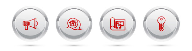 设置线路扩音器房地产信息屋图片下载