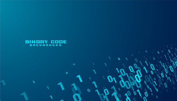 二进制码数数据流技术图片下载