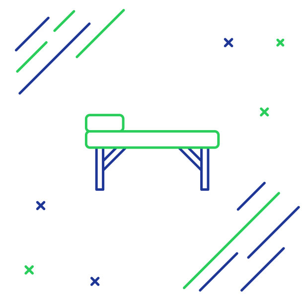 线条按摩表图标孤立在白色图片下载