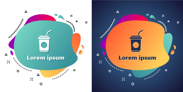 白色的纸玻璃杯，带吸管和水图片下载