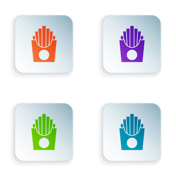 用纸箱包装的土豆和炸薯条图片下载