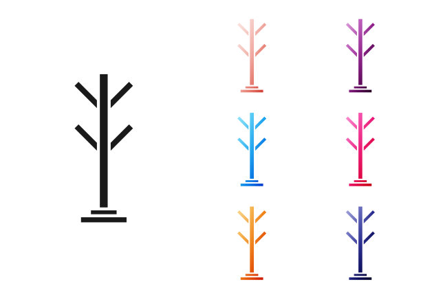 黑色外套站图标孤立在白色背景图片下载