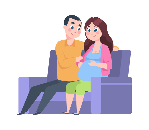 年轻父母在家里准爸爸和怀孕图片下载