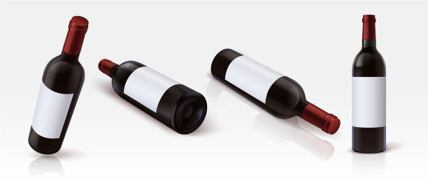 逼真的瓶子3d模型容器图片下载