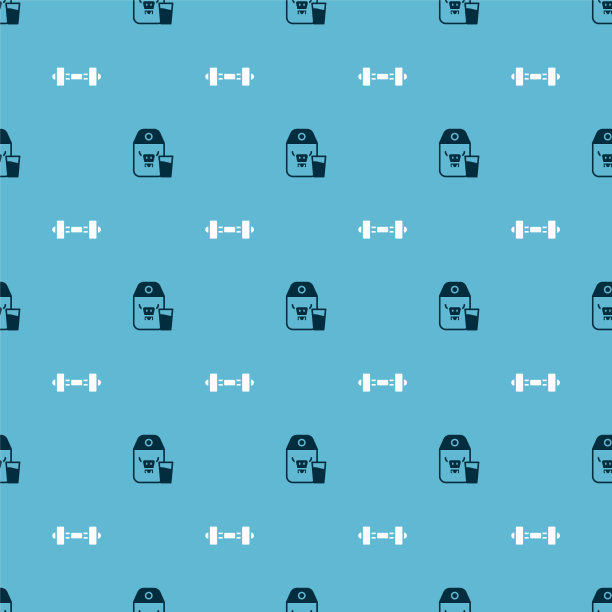 装上牛奶和哑铃的纸包图片下载