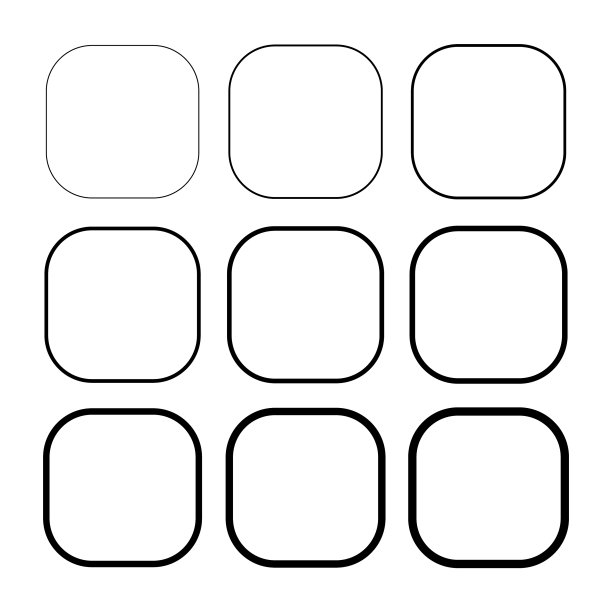 设置空的框架集合轮廓边框图片下载