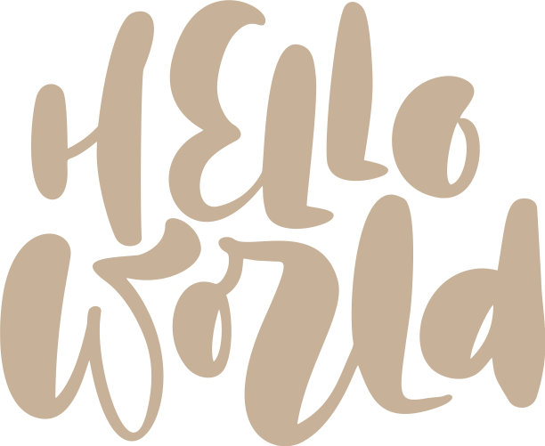 你好世界概念手写字母短语图片下载