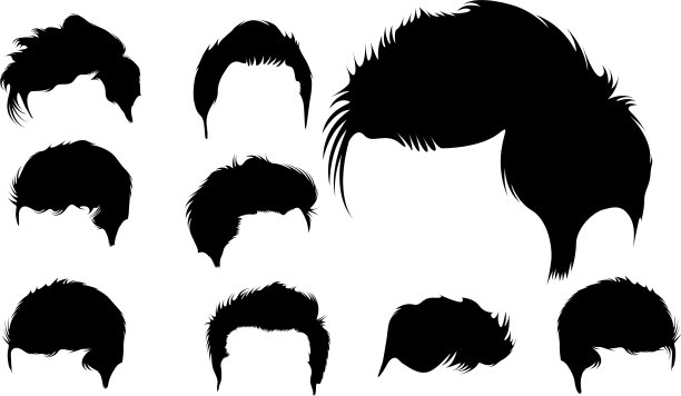 两个孩子的剪影图片下载