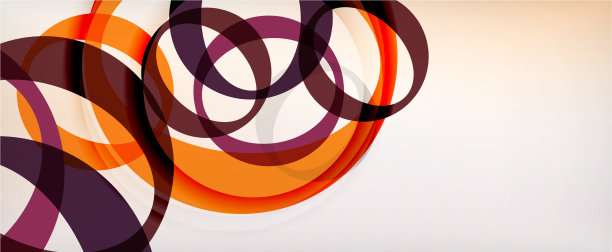 环形几何形状o字母重复图片下载