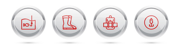 用鱼靴放钓钩远足图片下载