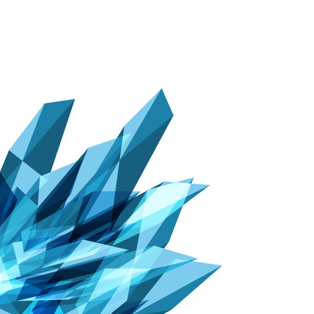 多边形水晶矿物三角形创意图片下载