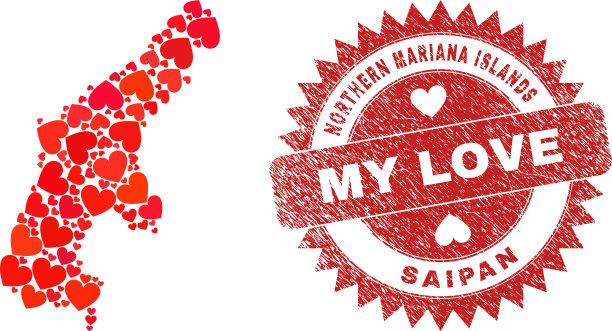 我的爱人橡皮图章和塞班岛地图图片下载