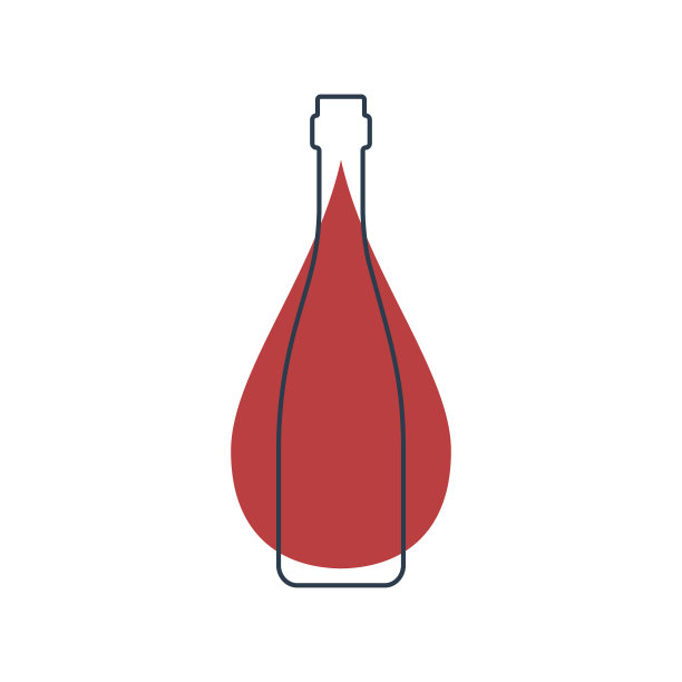 带有红色斑点的瓶装葡萄酒的现代抽象图片下载