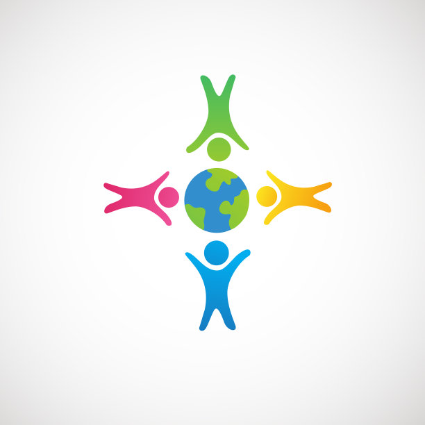 地球上的人爱地球上的图标图片下载