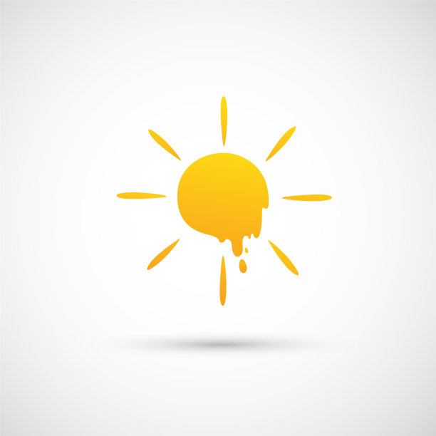 日落与海浪图片下载