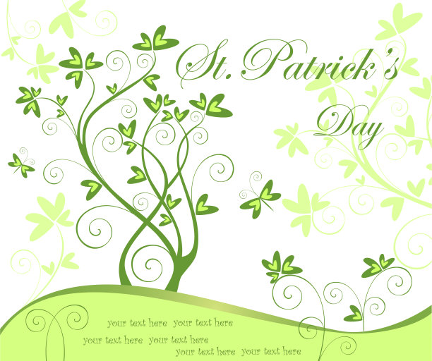 帕特里克节的贺卡图片下载