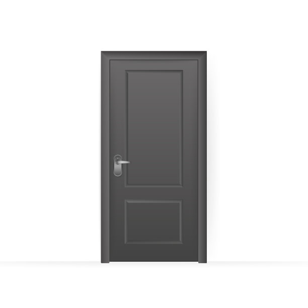 装饰设计家具的写实门图片下载