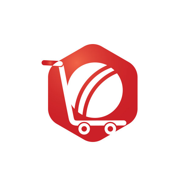 板球和电车的标志设计图片下载