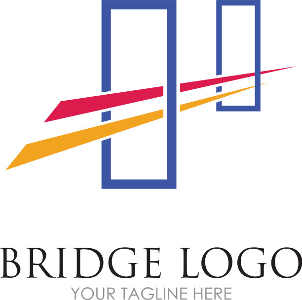 桥标模板图标图片下载