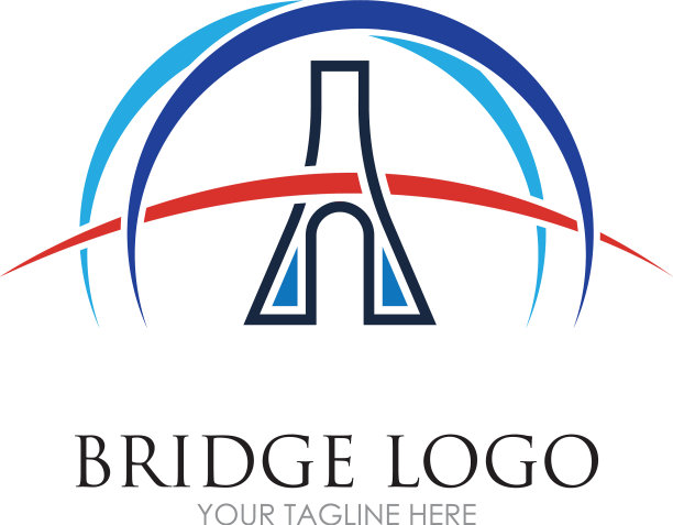 桥标模板图标图片下载