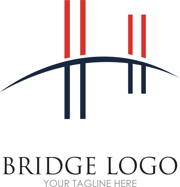 桥标模板图标图片下载