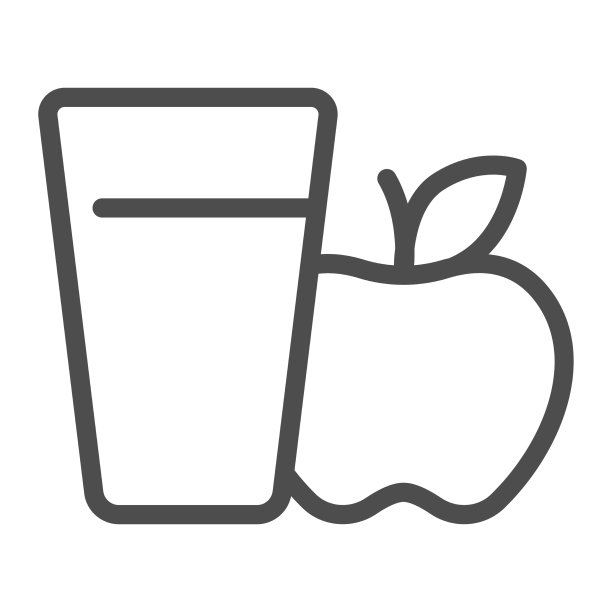 玻璃汁和苹果系列标志感恩节图片下载