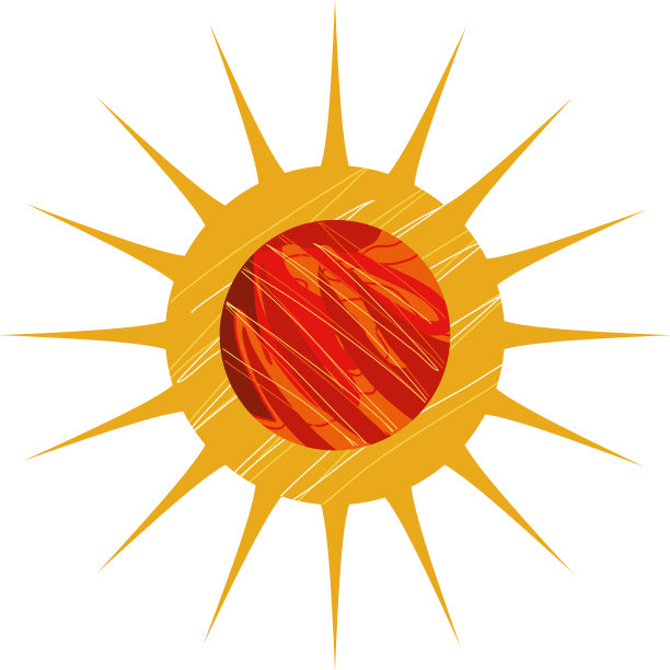 太空太阳宇宙宇宙图标孤立图片下载