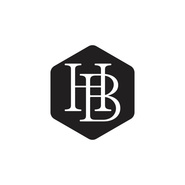 字母HB六边形标志图片下载