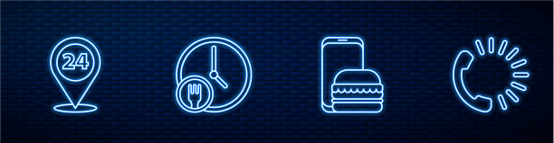 集线上订购和送货于一体图片下载