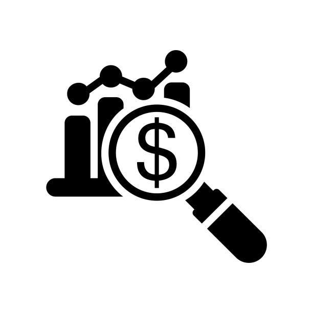 营销相关的实体风格统计图标图片下载