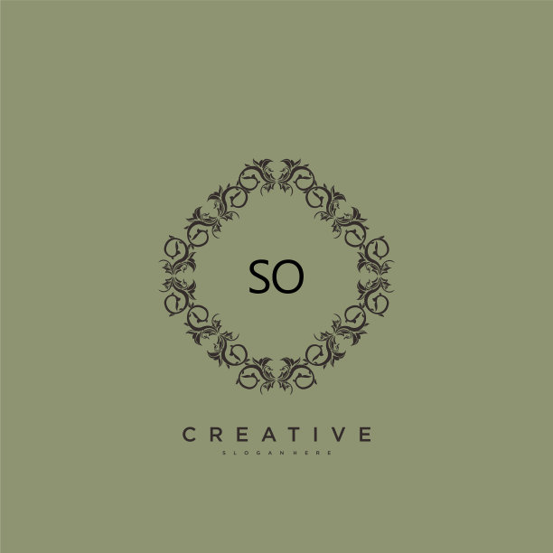 所以美最初的标志手写标志艺术图片下载