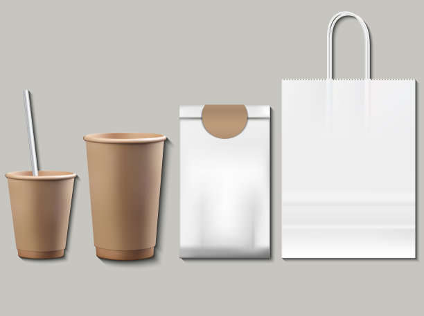 咖啡或茶包装产品模拟杯图片下载