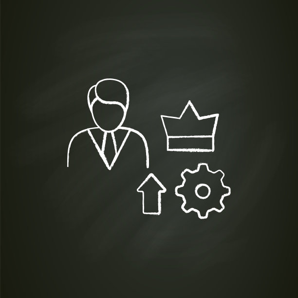 自尊建立粉笔图标图片下载