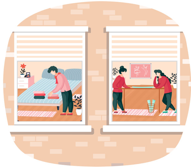 时装设计师在公寓里制作模特图片下载