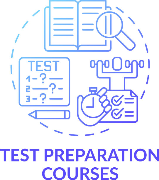 考试准备课程概念图标图片下载