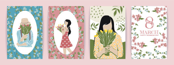 集可爱抽象人物与春姑娘于一体图片下载