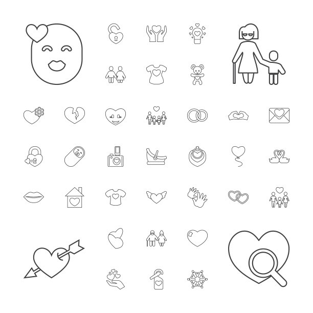 爱的图标图片下载