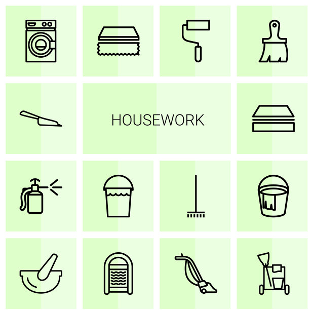 14家务图标图片下载