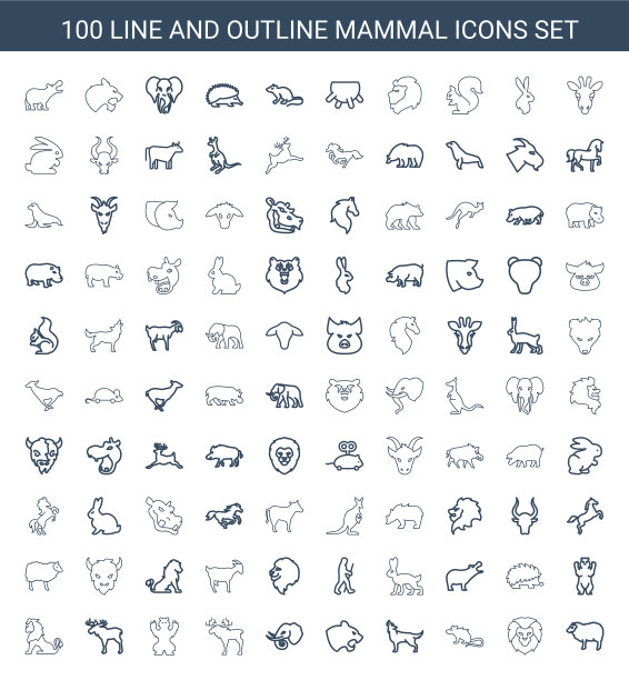 哺乳动物图标图片下载
