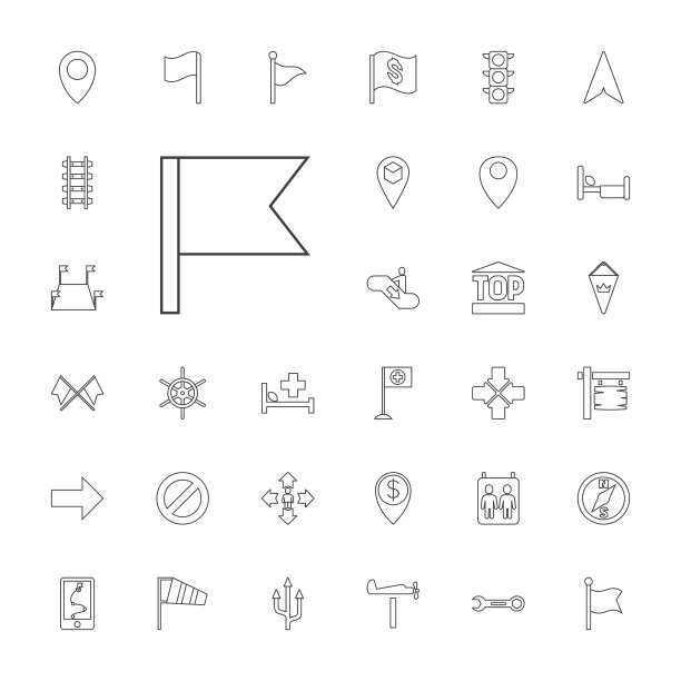 方向的图标图片下载