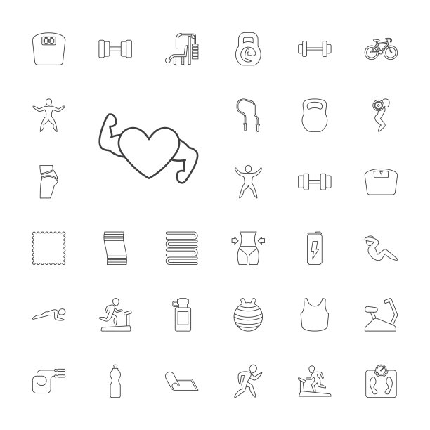 33健身图标图片下载